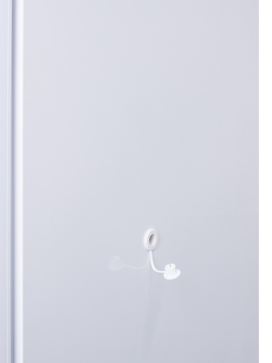 Purpose-built ADA height all-refrigerator for breast milk storage with 4 adjustable shelves, antimicrobial silver-ion handle, and hospital grade cord with 'green dot' plug